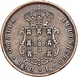 Large Obverse for 5 Réis 1874 coin
