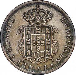 Large Obverse for 5 Réis 1875 coin
