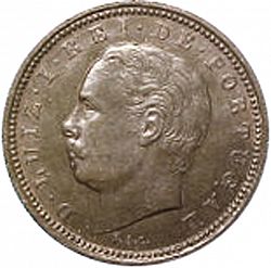 Large Reverse for 5 Réis 1885 coin