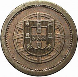 Large Obverse for 5 Centavos 1922 coin