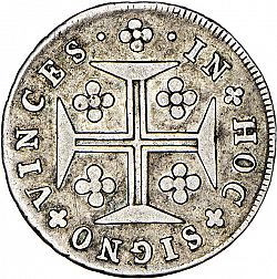 Large Reverse for 60 Réis ( 3 Vinténs ) N/D coin