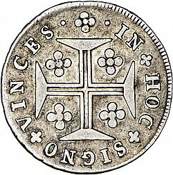 Large Reverse for 60 Réis ( 3 Vinténs ) N/D coin