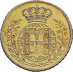 Large Reverse for 6400 Réis ( Peça ) 1818 coin