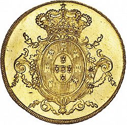 Large Reverse for 6400 Réis ( Peça ) 1806 coin