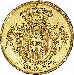 Large Reverse for 6400 Réis ( Peça ) 1806 coin