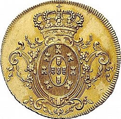Large Reverse for 6400 Réis ( Peça ) 1807 coin