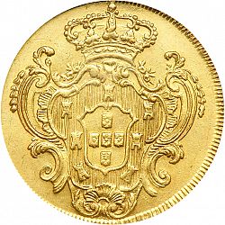 Large Reverse for 6400 Réis ( Peça ) 1789 coin