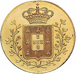 Large Reverse for 7500 Réis ( Peça ) 1834 coin