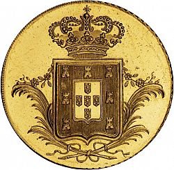 Large Reverse for 7500 Réis ( Peça ) 1830 coin