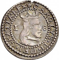 Large Obverse for Dieciocheno 1683 coin