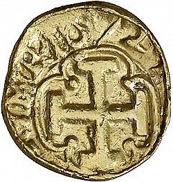 Large Reverse for 1 Escudo 1672 coin