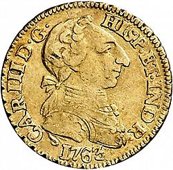 Large Obverse for 1 Escudo 1763 coin