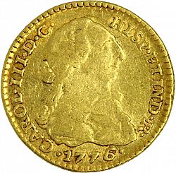 Large Obverse for 1 Escudo 1776 coin