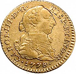 Large Obverse for 1 Escudo 1778 coin