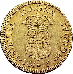 Large Reverse for 1 Escudo 1769 coin