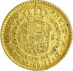 Large Reverse for 1 Escudo 1776 coin
