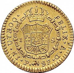 Large Reverse for 1 Escudo 1777 coin