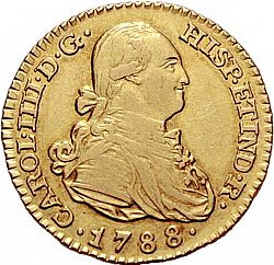 Large Obverse for 1 Escudo 1788 coin