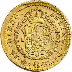 Large Reverse for 1 Escudo 1798 coin