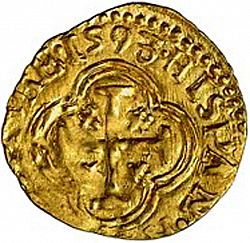 Large Reverse for 1 Escudo 1593 coin