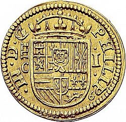 Large Obverse for 1 Escudo 1607 coin