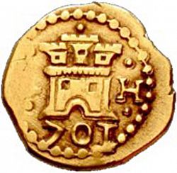 Large Obverse for 1 Escudo 1701 coin