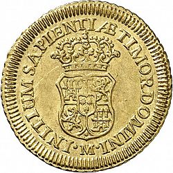 Large Reverse for 1 Escudo 1730 coin