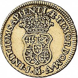 Large Reverse for 1 Escudo 1742 coin