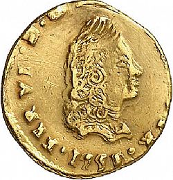 Large Obverse for 1 Escudo 1751 coin