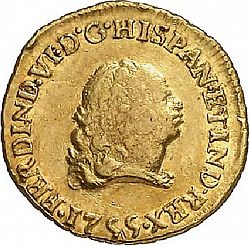 Large Obverse for 1 Escudo 1755 coin