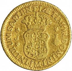 Large Reverse for 1 Escudo 1752 coin