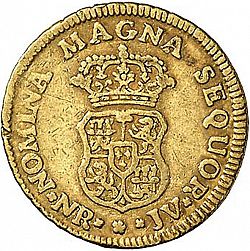 Large Reverse for 1 Escudo 1759 coin