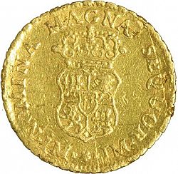 Large Reverse for 1 Escudo 1760 coin