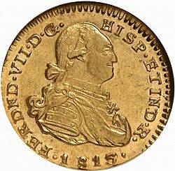 Large Obverse for 1 Escudo 1815 coin