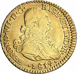 Large Obverse for 1 Escudo 1819 coin