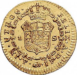 Large Reverse for 1 Escudo 1809 coin