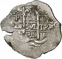 Large Obverse for 1 Real 1684 coin