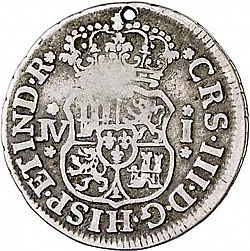 Large Obverse for 1 Real 1760 coin
