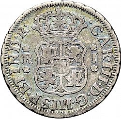 Large Obverse for 1 Real 1762 coin