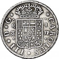 Large Obverse for 1 Real 1762 coin