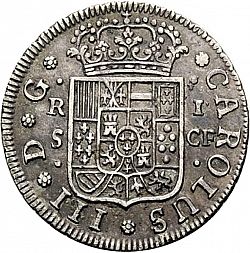 Large Obverse for 1 Real 1770 coin