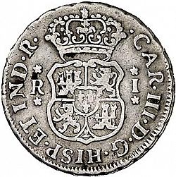 Large Obverse for 1 Real 1772 coin