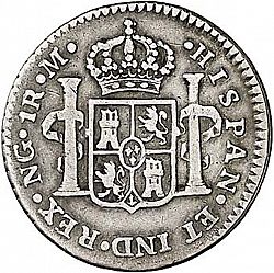 Large Reverse for 1 Real 1785 coin