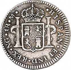 Large Reverse for 1 Real 1790 coin
