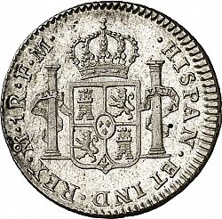 Large Reverse for 1 Real 1797 coin
