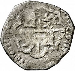 Large Reverse for 1 Real 1592 coin
