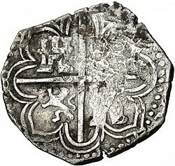 Large Reverse for 1 Real 1593 coin
