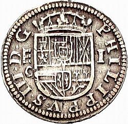 Large Obverse for 1 Real 1607 coin
