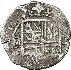 Large Obverse for 1 Real 1611 coin