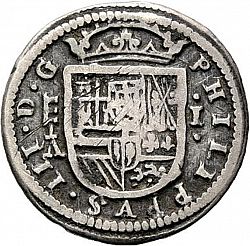 Large Obverse for 1 Real 1621 coin